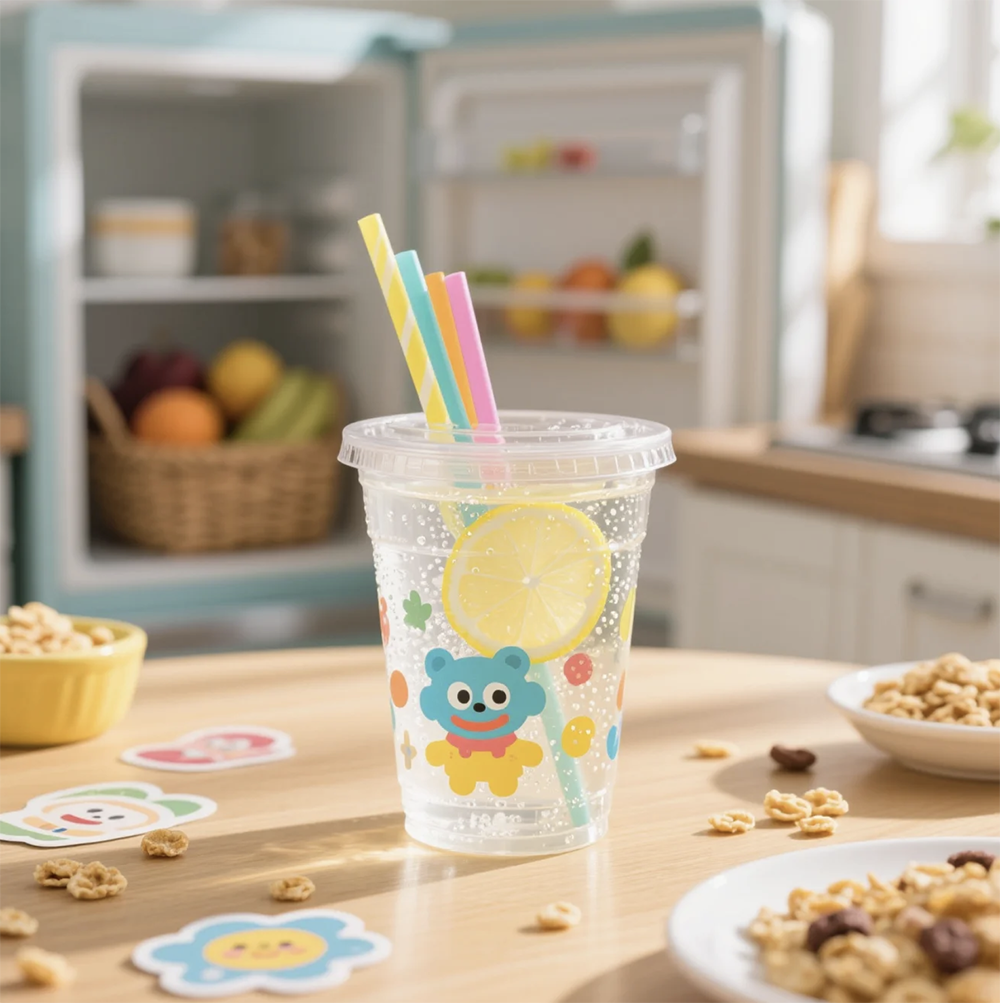 Plastic Cups with Lids